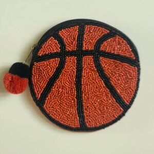 La Chic Beaded Purse - Basketball